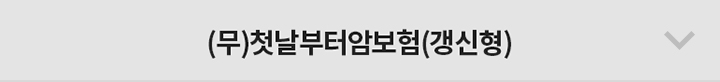 (무)첫날부터암보험(갱신형)