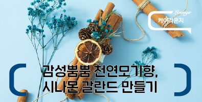 감성뿜뿜 천연 모기향, 시나몬 갈란드 만들기